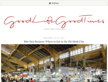 Tablet Screenshot of goodlifegoodtimes.com